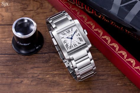 cartier la tank francaise|cartier tank francaise men's large.